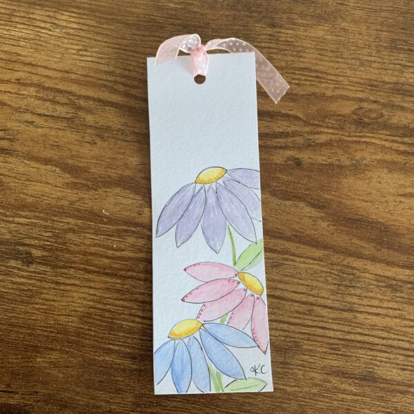 Hand Made Book Mark Osteospermums