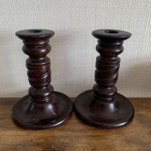Wooden Candlesticks