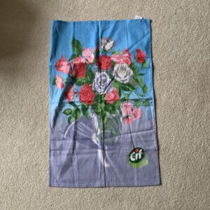 Cif Roses Tea Towel