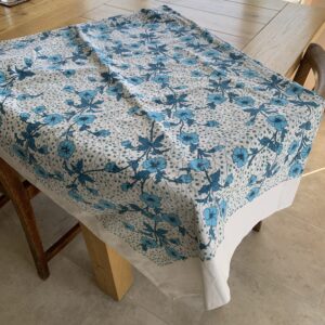 Blue & White Tablecloth