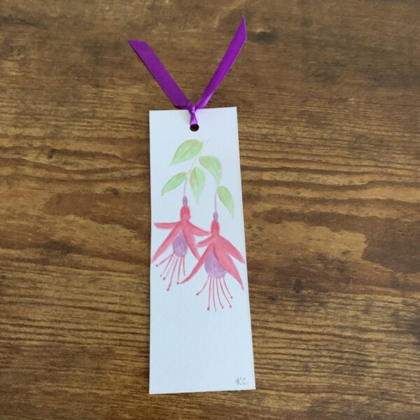 Hand Made Book Mark - Fuchsia