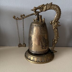 Vintage Brass Temple Gong