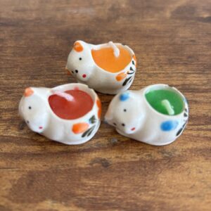 3 Tiny Cat Candles