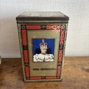 Royal Commemorative Tin King GeorgeVI Coronation 1937