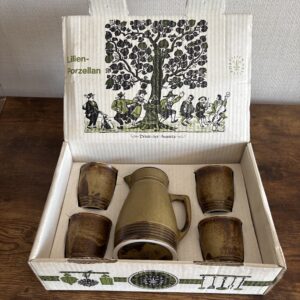 Austrian Jug and Cup Set - Lilien Porzellan