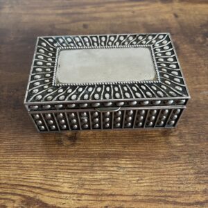 White Metal Jewellery Box