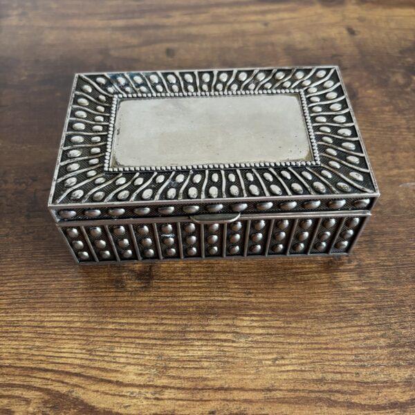 White Metal Jewellery Box