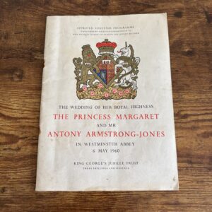 Royal Souvenir Of The Marriage Of Princess Margaret & Antony Armstrong - Jones