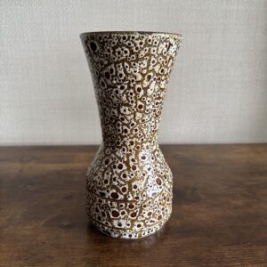 Sylvac Vase Brown Textured Lava Style Glaze