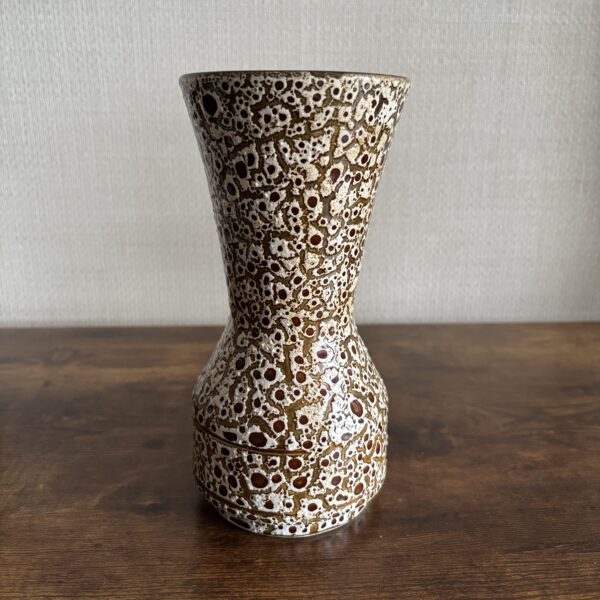 Sylvac Vase Brown Textured Lava Style Glaze