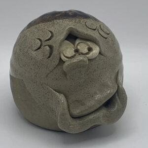 Pretty Ugly Pottery Money Box Ugly Face Made In Wales Studio Pottery Vintage 80s