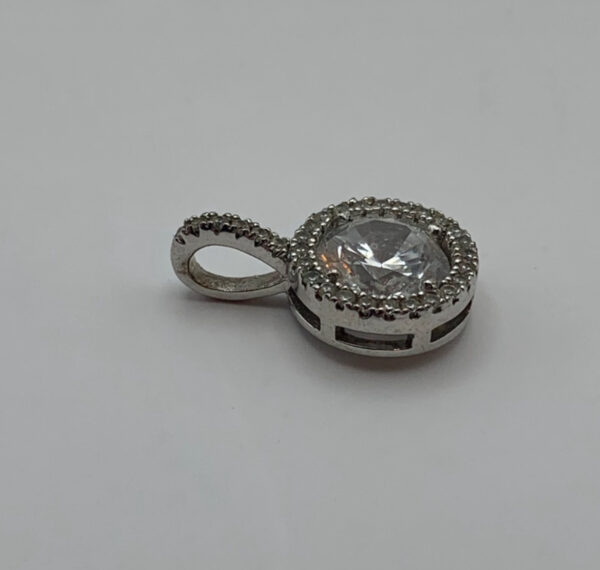Small Silver Pendant - Desire - Image 2