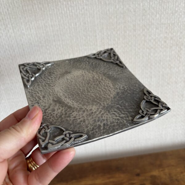 Celtic Pewter Candle Saucer