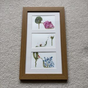Floral Shoes Painting
