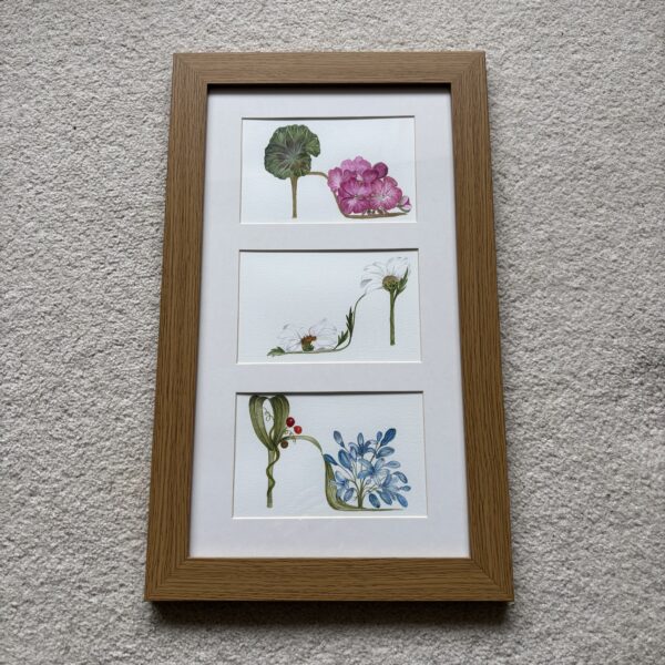 Floral Shoes Painting