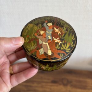 Kashmiri Hand Painted Papier-mâché Box