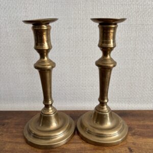Pair Of Vintage Brass Candlesticks