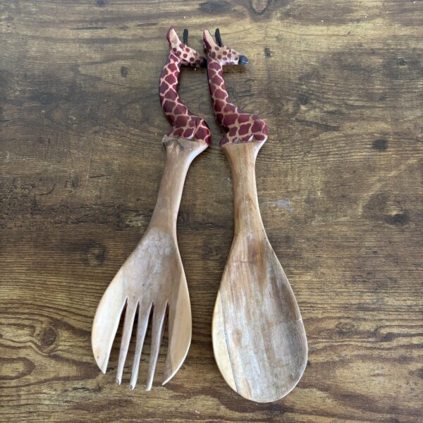 Giraffe Salad Servers