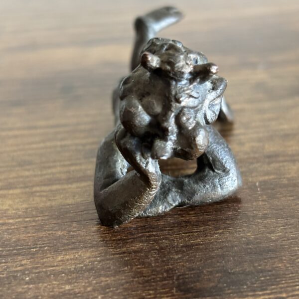 Small Bronze Devil Figure - Image 2