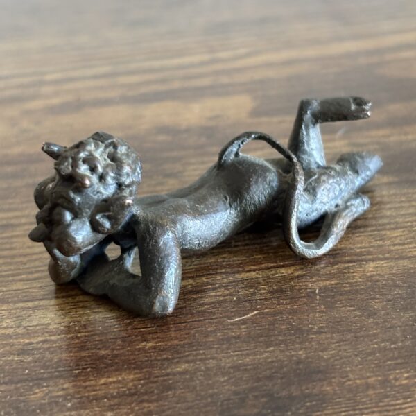 Small Bronze Devil Figure