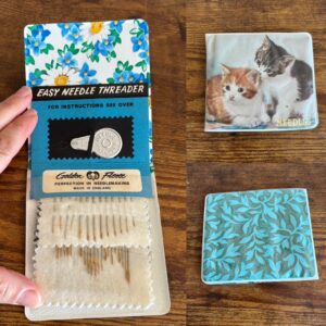 Vintage Sewing Needles Pouch