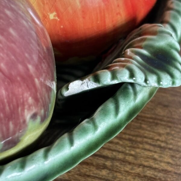 Small Majolica Fruit Bowl - Image 2