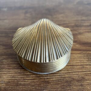 Brass Shell Shaped Box