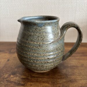 Ribbed Studio Pottery Jug