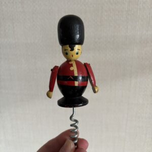 Vintage Wooden Soldier Corkscrew