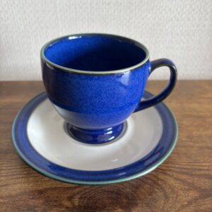 Blue Denby Metz Cup and Saucer