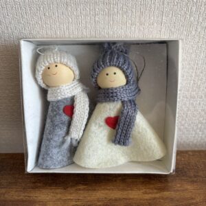 2 Felt & Wooden Decorations