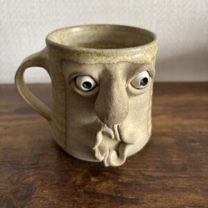 Wren Pottery Face Mug