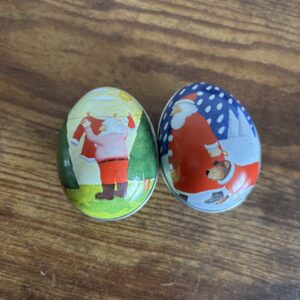 2 Vintage Christmas Tins