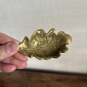 Brass Leaf Dish
