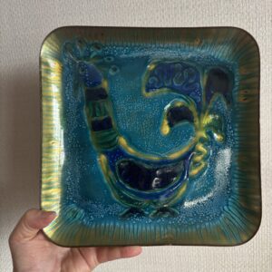 Maggie Howe Enamel on Copper Dish