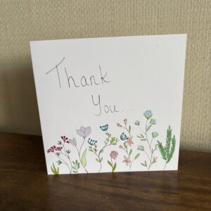 Hand Made Thank You Card