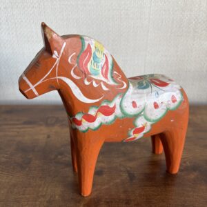 Vintage Dala Horse Swedish Folk Art