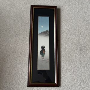 Japanese Scroll Painting Framed