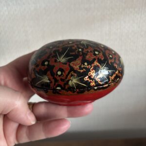 Papier-mâché Egg Shaped Box