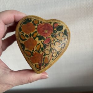 Papier-mâché Heart Shaped Box