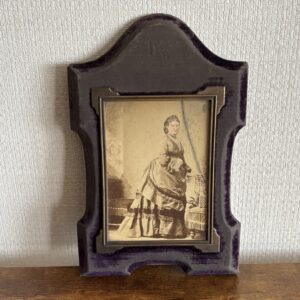Lady Burton Antique Photo in Frame