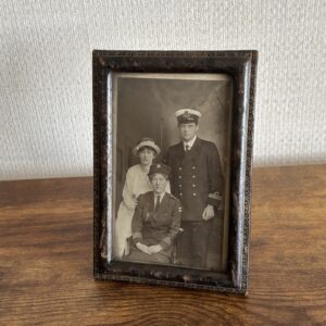 Vintage Leather Photo Frame