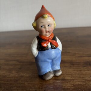 Goebel Dutch Boy Vintage Figure Red Hat And Neckerchief