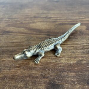 Solid Brass Alligator