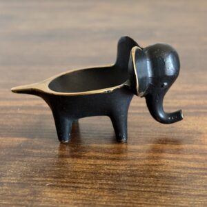 Mid Century Walter Bosse Trinket Dish Elephant