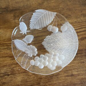 Vintage Japanese Soga Glass Dish