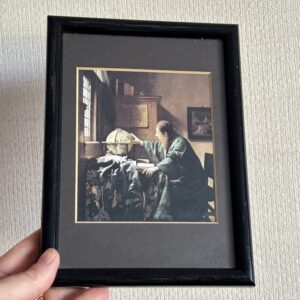 The Astronomer -  Johannes Vermeer, Small Framed Print