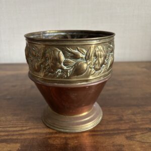 Vintage Copper and Brass Planter