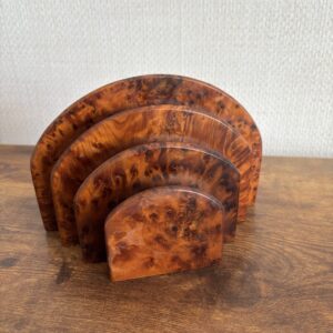 Art Deco Style Wooden Letter Rack