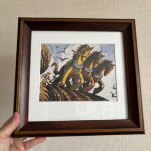 Sybil Andrews Framed Print - Tillers Of The Soil